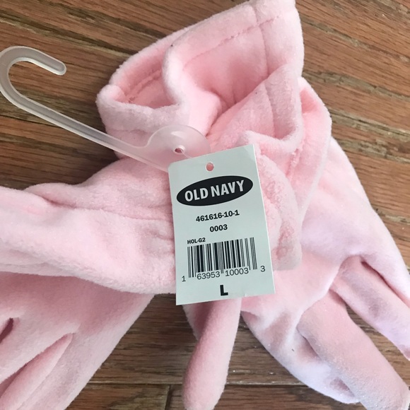 Light pink fleece Old Navy gloves - Picture 2 of 4